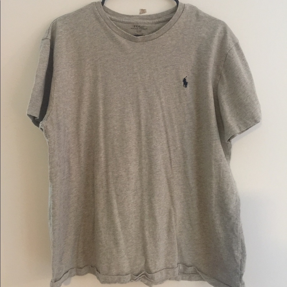 4 different colored LARGE Ralph Lauren Polo tees